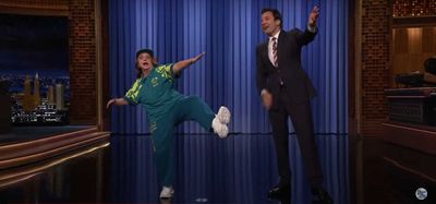 Raygun the Australian breakdancer gets a Tonight Show parody courtesy of Rachel Dratch