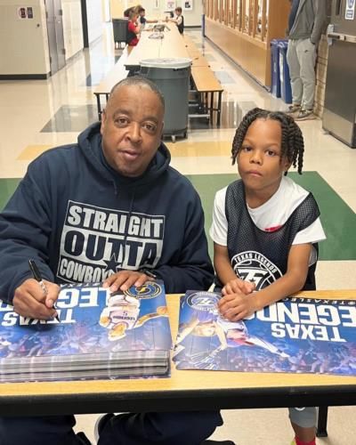 Spud Webb And Grandson Kingston Webb At Basketball Camp