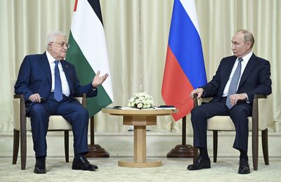 Putin expresses concern about civilian deaths in Gaza in meeting with Abbas