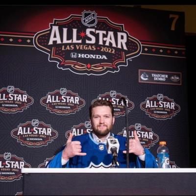 Thatcher Demko's All-Star Game Photoshoot Captures Excitement