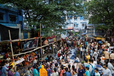 Doctors across India protest rape and murder of medic in Kolkata