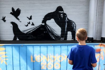 Banksy Lifts Curtain On London Animal Mural Series