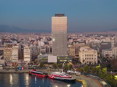 Piraeus Tower is a Greek high-rise icon revived through sustainable strategies