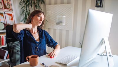 Do this 30-second stretch from your desk every day to improve your mobility and reduce stiffness