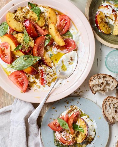 Cherry bread and nectarine salad: Esther Clark’s recipes for savoury summer fruit