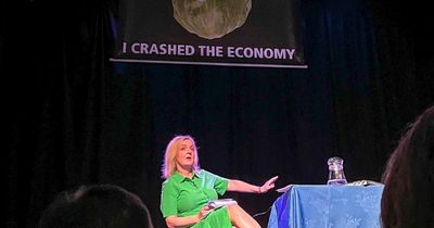 'That's not funny': Liz Truss storms off stage after hilarious lettuce banner stunt