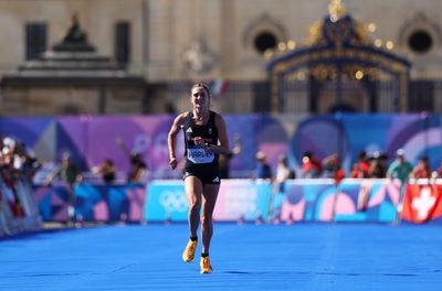 Olympic distance runner Rose Harvey reveals she ran the marathon in Paris on a broken leg