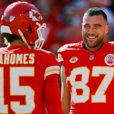 Patrick Mahomes Says Taylor Swift "Got" Travis Kelce to "Grow His Hair Out" at Last