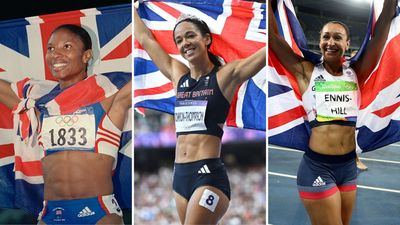 Denise Lewis, Jessica Ennis-Hill and Katarina Johnson-Thomson share wholesome new photo as they celebrate three decades of Olympic success