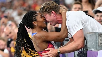 Tara Davis-Woodhall and Her Husband Had Sweetest Moment Rewatching Her Win Gold