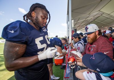 Texans training camp: Shaq Mason sees new version of third-year OL Kenyon Green