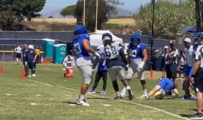 Cowboys DT Albert Huggins recklessly shoved a Rams staffer to spark a heated shouting match