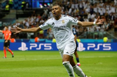 Mbappe Strikes On Debut As Madrid Beat Atalanta In UEFA Super Cup