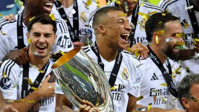 UEFA Super Cup: Kylian Mbappe strikes on debut as Madrid beat Atalanta