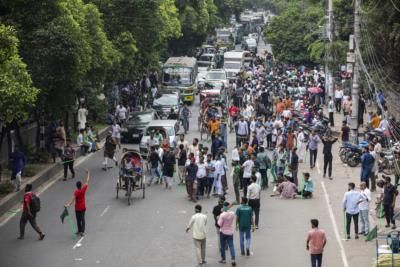 Protesters In Bangladesh Clash Over Assassination Site