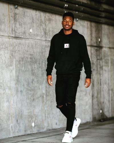 Kyle Lewis Radiates Confidence In Stylish Black Attire