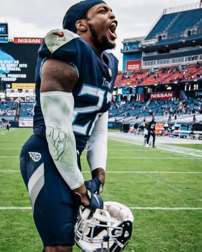 Derrick Henry's Enthusiastic Display During Match