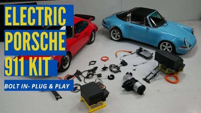 This Plug-And-Play Conversion Kit Turns Your Porsche 911 964 Into An EV