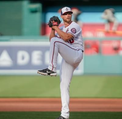 Austin Voth Demonstrates Athleticism And Intensity In Throwing Action