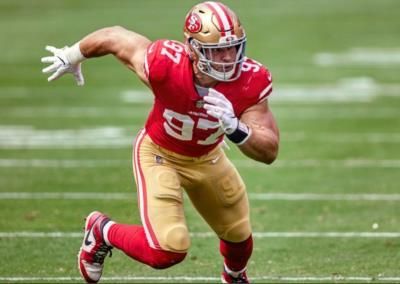 Nick Bosa's Intense Focus And Determination On The Field