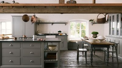 10 gray kitchen cabinet ideas – from barely there to charcoal, we've got you covered