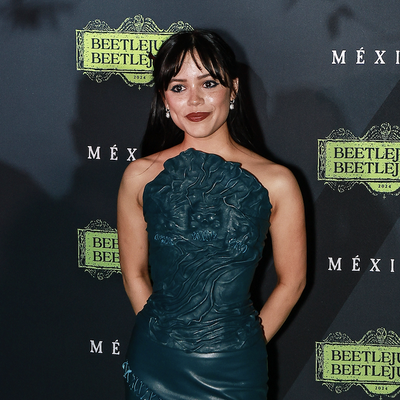 Jenna Ortega's 'Beetlejuice' Green Leather Dress Features Terrifying Shrunken Heads