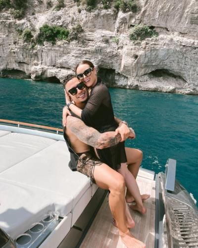 Carlos González Enjoys Vacation In Capri With Wife