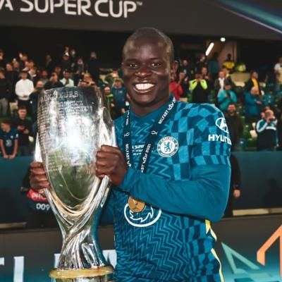 N'golo Kanté Celebrates Victory With Radiant Smile And Trophy Cup