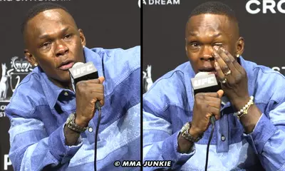 UFC 305 press conference: Dricus Du Plessis’ ‘servants’ comment triggers Israel Adesanya into tears