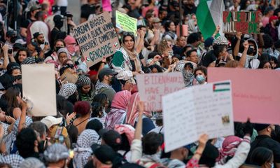 ‘Angry and frustrated’: pro-Palestinian protesters gear up for Democratic convention