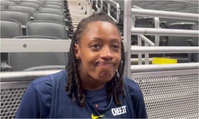 Kelsey Mitchell’s reaction to a WNBA All-Star game question sparked so many Magic Johnson memes