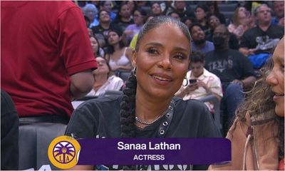 Sanaa Lathan sitting courtside at a Sparks game inspired so many Love and Basketball jokes