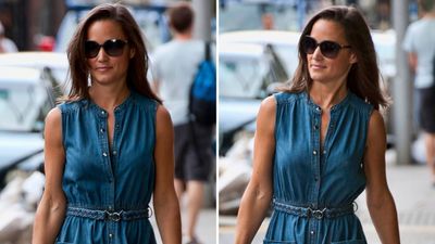 Move over jeans, Pippa Middleton’s denim dress is still the perfect alternative to wear on these sunny late summer days