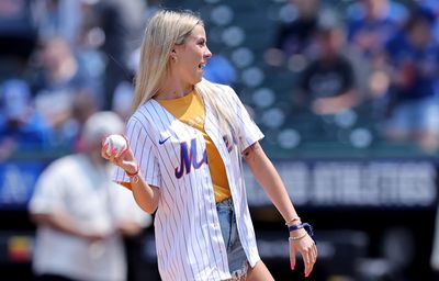 Haliey Welch hits back at haters with perfectly reasonable purpose for her Mets first pitch