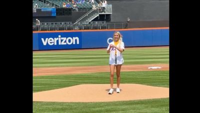 Viral ‘Hawk Tuah Girl’ Responds to Backlash Over Her First Pitch at Mets Game