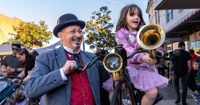 Wall-to-wall crowds converge on Wallsend to mark the suburb's 150th year