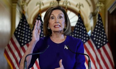 The Art of Power review – Pelosi takes swipe at Trump