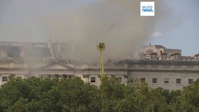 Somerset House 'closed indefinitely' after 125 firefighters battle blaze