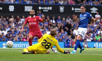 Diogo Jota kickstarts Arne Slot era as Liverpool outclass bullish Ipswich