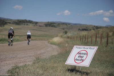 Signs of protest won't dampen the stoke around SBT GRVL this weekend