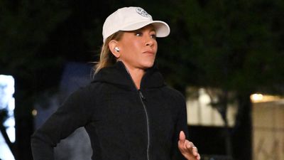 Jennifer Aniston ditches signature jeans and vest top in favour of chic sportswear – and gives a masterclass in exercise accessories