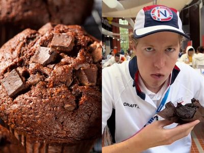 ‘Muffin mania’: Hundreds line up to try the viral Olympic Village chocolate muffins in New York City