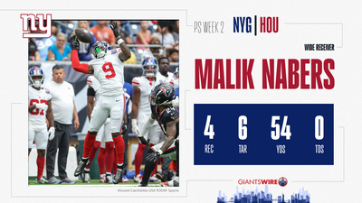 Giants vs. Texans Player of the Game: Malik Nabers