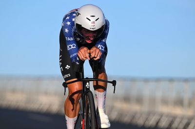 Brandon McNulty takes Vuelta a España lead after opening time-trial win