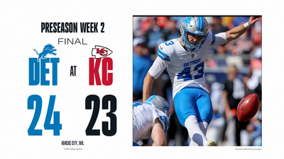 Final score: Chiefs lose to Lions 24-23 in preseason home-opener