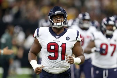 Watch: Newly signed Rams DT Carlos Watkins records strip-sack in 1st game