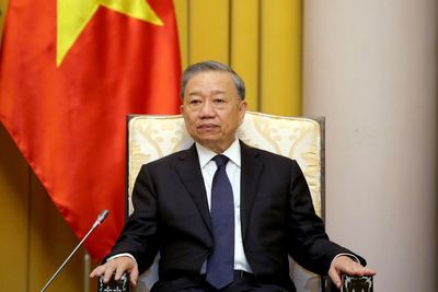 Vietnam's new leader has arrived in China on his first overseas trip since taking the helm