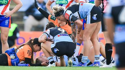 Sharks remain undefeated in NRLW with win over Knights