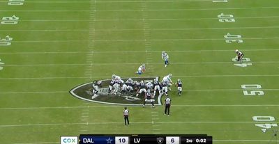 Watch Cowboys kicker Brandon Aubrey casually nail a field goal from 66 yards out (which would tie Justin Tucker)