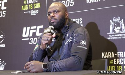 UFC 305 winner Jairzinho Rozenstruik sees himself two wins away from heavyweight title contention